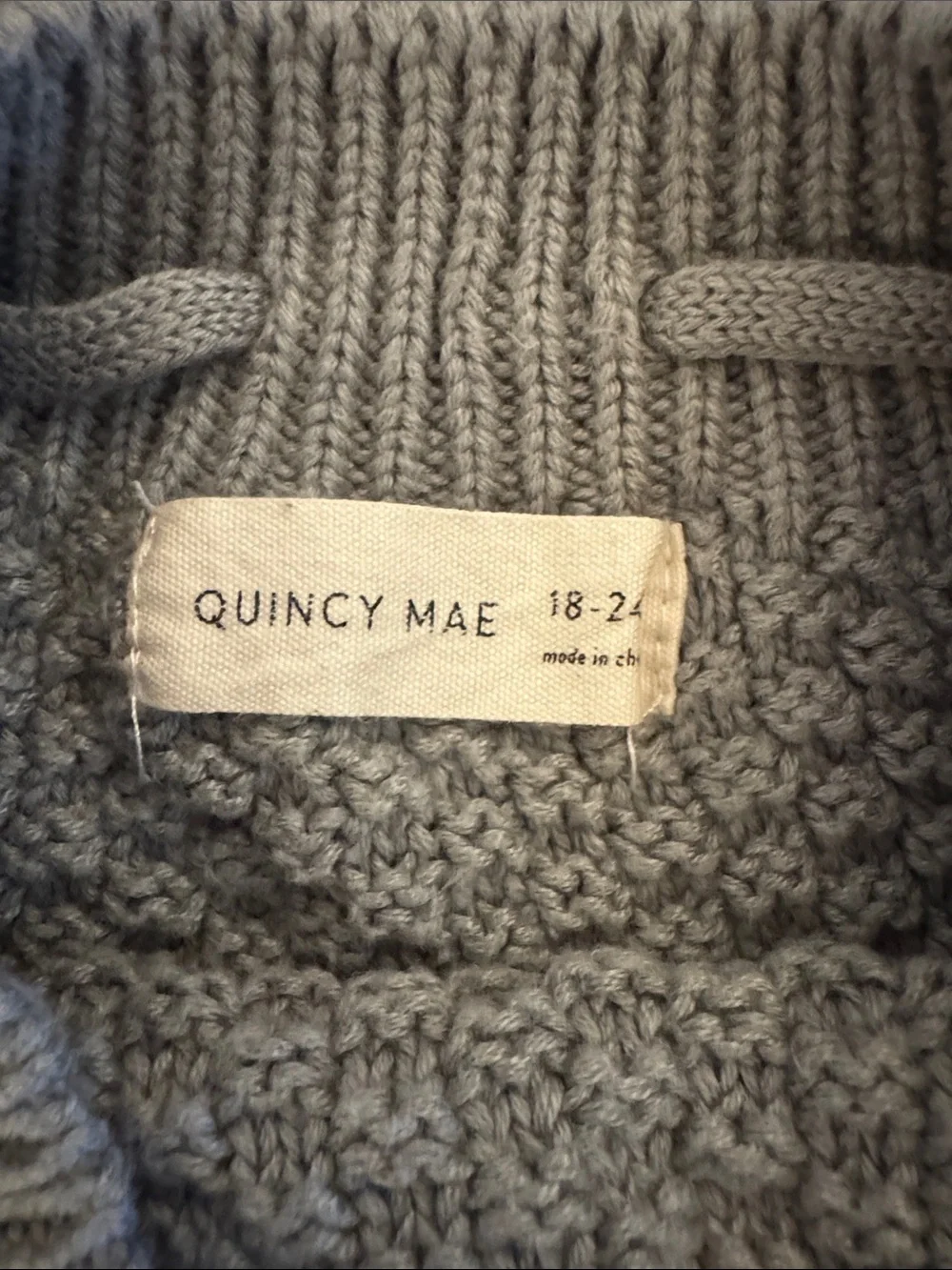 Quincy Mae Knit Baby Bloomers in Gray
